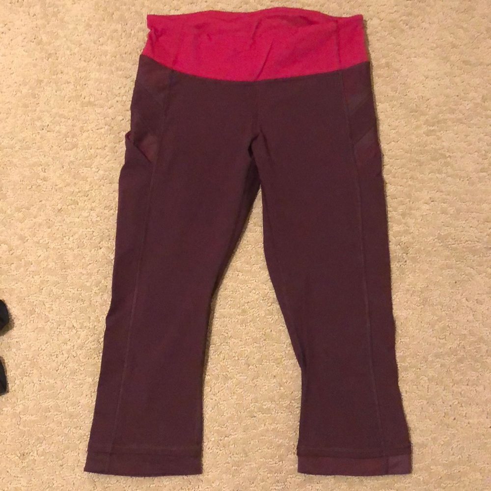 Lululemon cropped running leggings